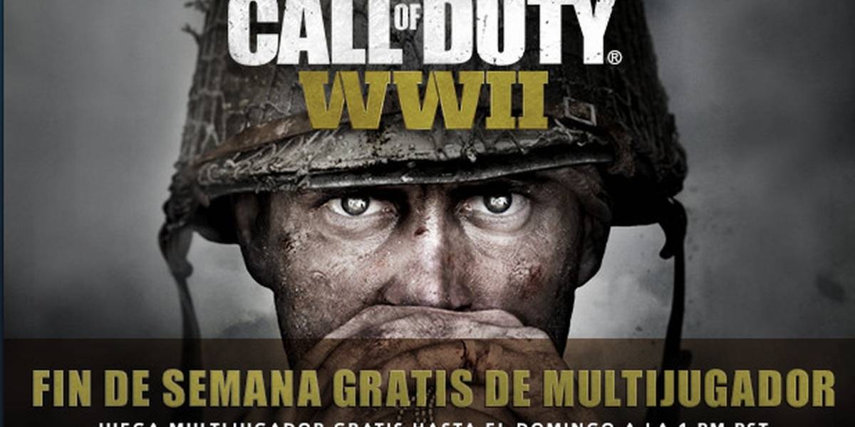 El multijugador de Call of Duty: WWII se puede jugar gratis este fin de semana en PC