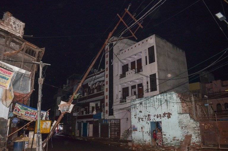 Tormenta de arena en India