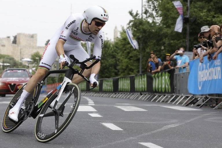 El holandés Tom Dumoulin ganador de la etapa uno
