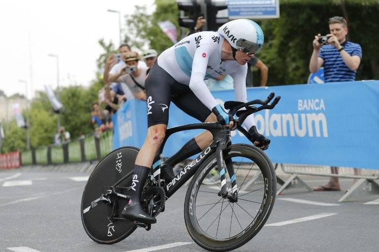 Chris Froome durante la etapa uno
