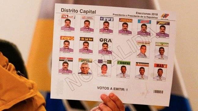 Papeleta electoral