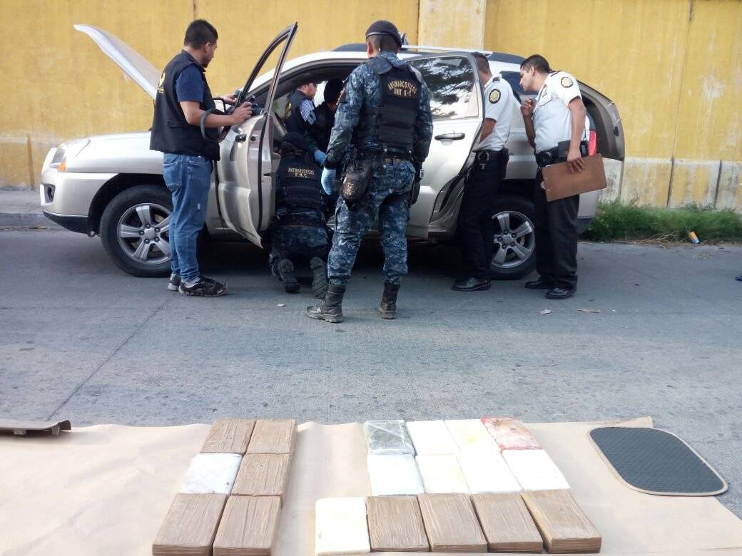 localizan cocaína en Antigua Guatemala