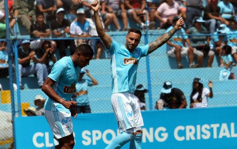 Emanuel Herrera, ex Deportes Concepción y Unión Española, es la principal carta de gol del Sporting Cristal de Mario Salas / Foto: @ClubSCristal