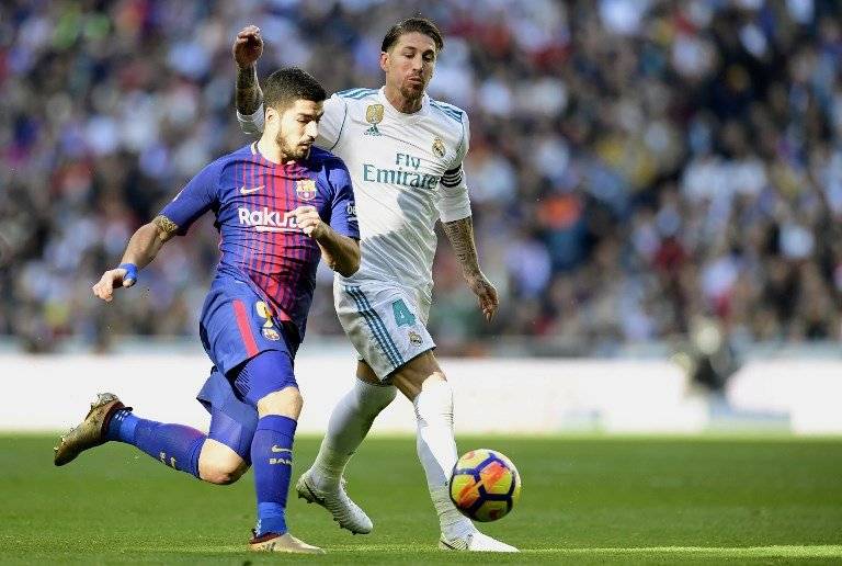 Luis Suárez y Sergio Ramos