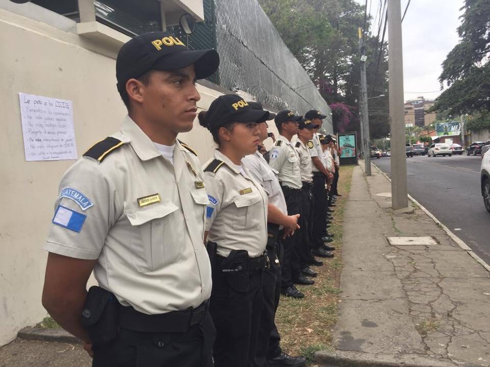 Manifestación contra CICIG