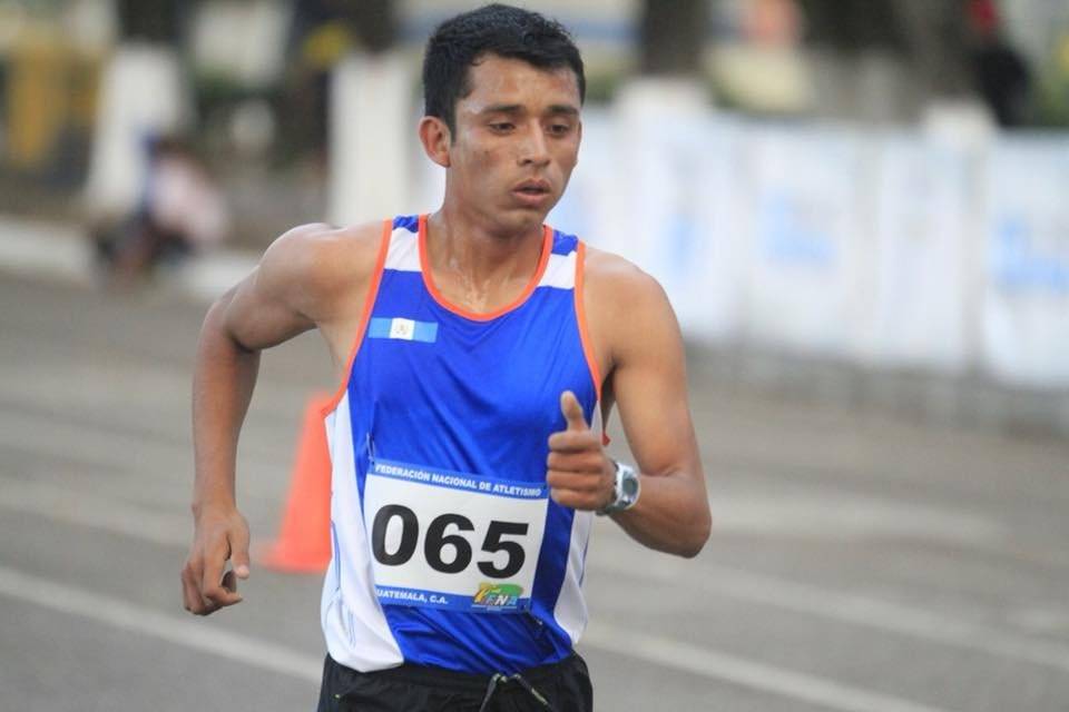 Uriel Barrondo en una competencia