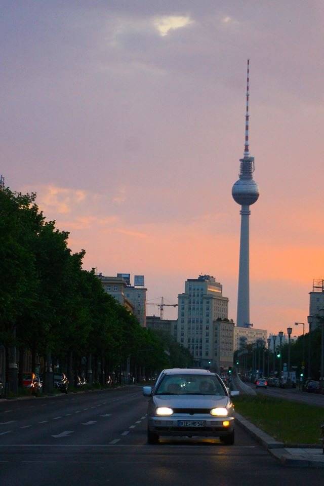 Karl Marx Allee en Berlín actual