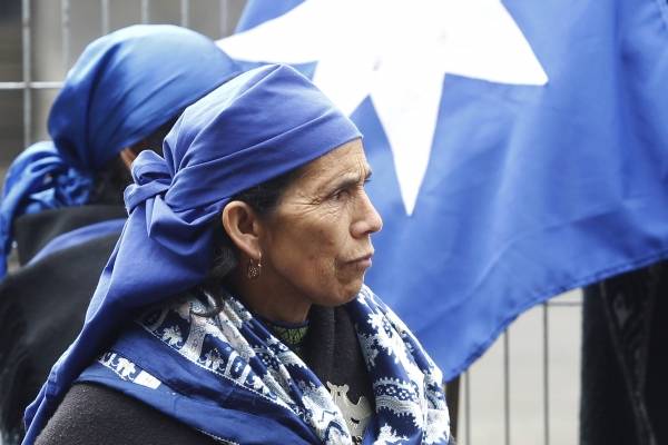 Denuncian que machi Francisca Linconao no pudo votar
