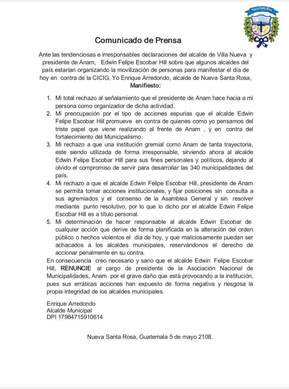 comunicado