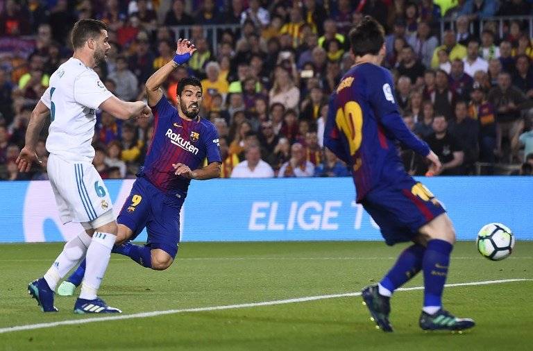 Gol de Luis Suárez contra el Real Madrid