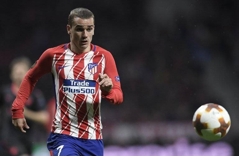 Antoine Griezmann durante el juego ante Arsenal