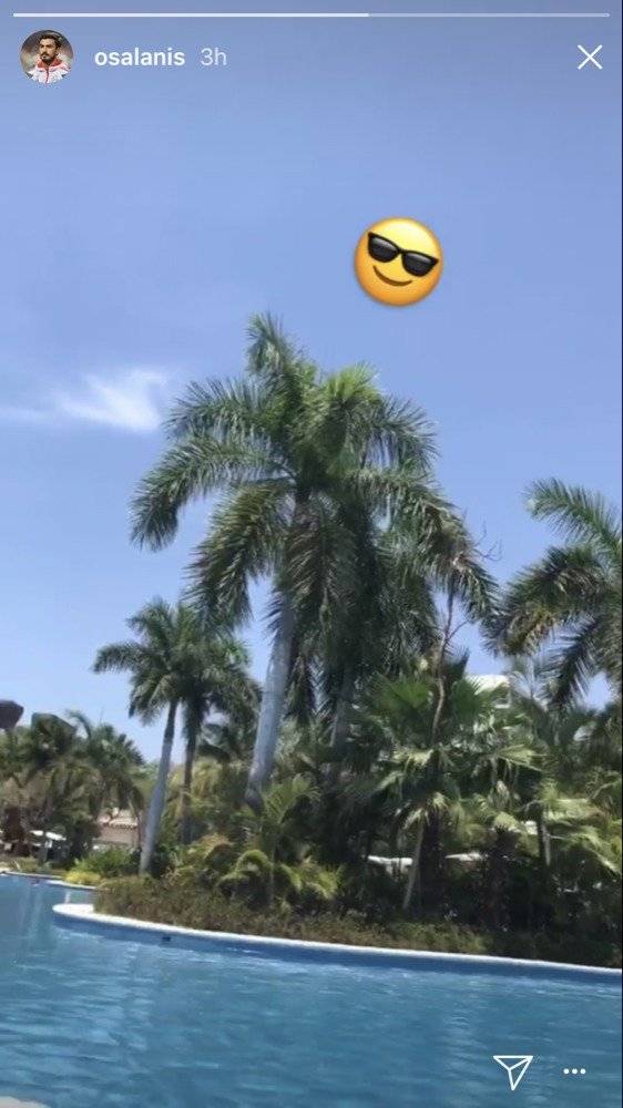 El futbolista se encuentra de vacaciones, mientras espera saber si irá al Mundial y hasta después de Rusia 2018 se reportará con el Getafe