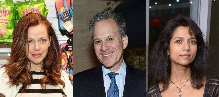 Michelle Manning Barish, Eric Schneiderman y Tanya Selvaratnam