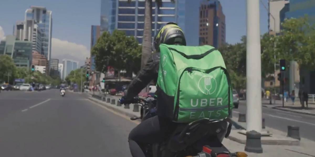 Uber Eats no cobrará los envíos en Chile hasta el 20 de mayo