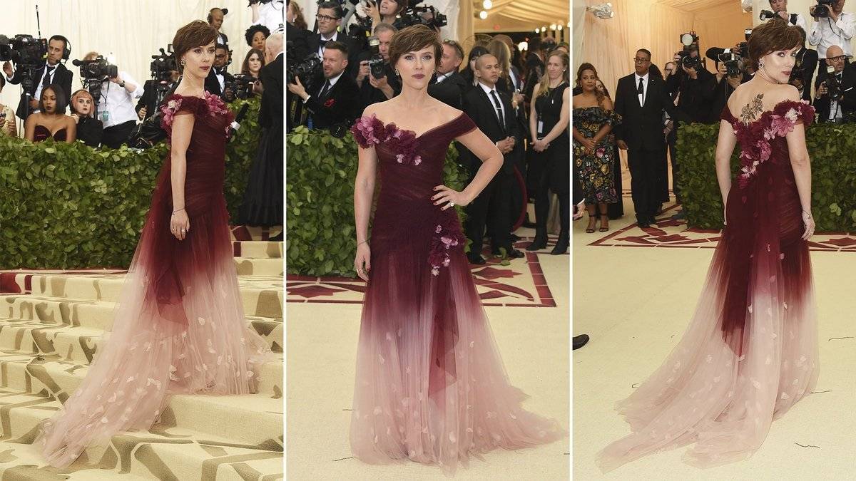 Scarlett Johansson Vestido Met Gala