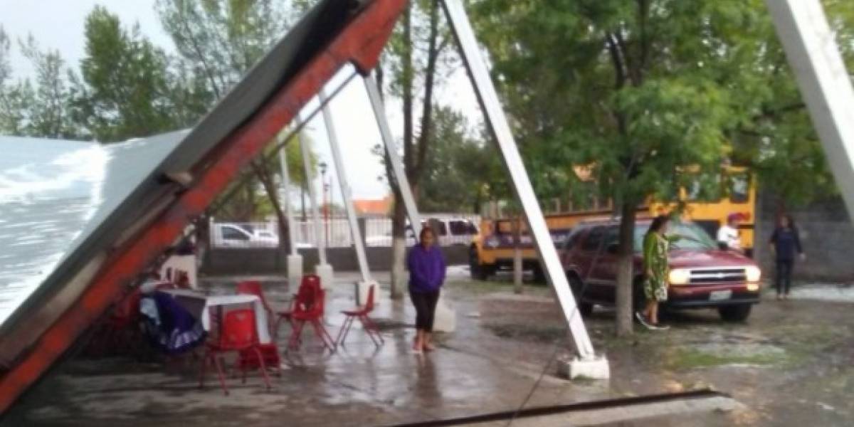 Dan de alta a lesionados por techo colapsado en escuela Dan de alta a lesionados por techo colapsado en escuela