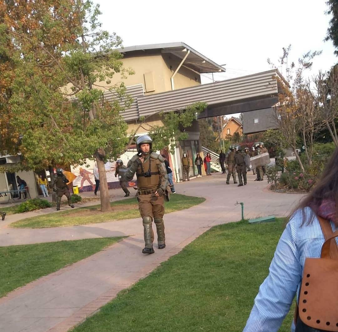 Desalojo UTFSM