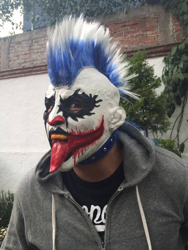 Las originales máscaras del luchador Psycho Clown Publimetro México