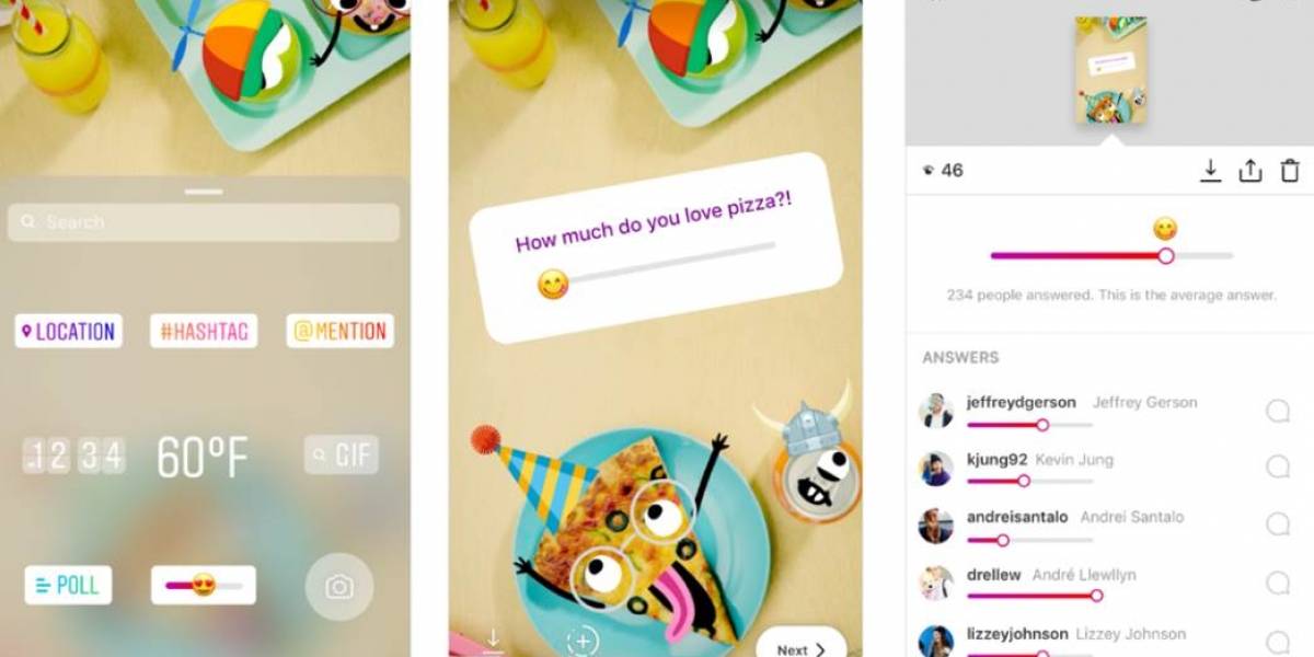 Llega a Instagram un nuevo 'emoji deslizable'