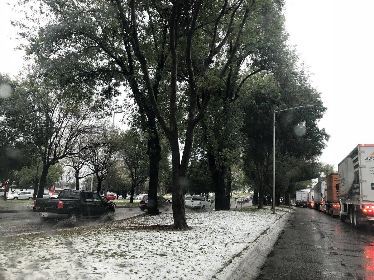 Granizada afecta varios puntos de la Zona Metropolitana de Guadalajara