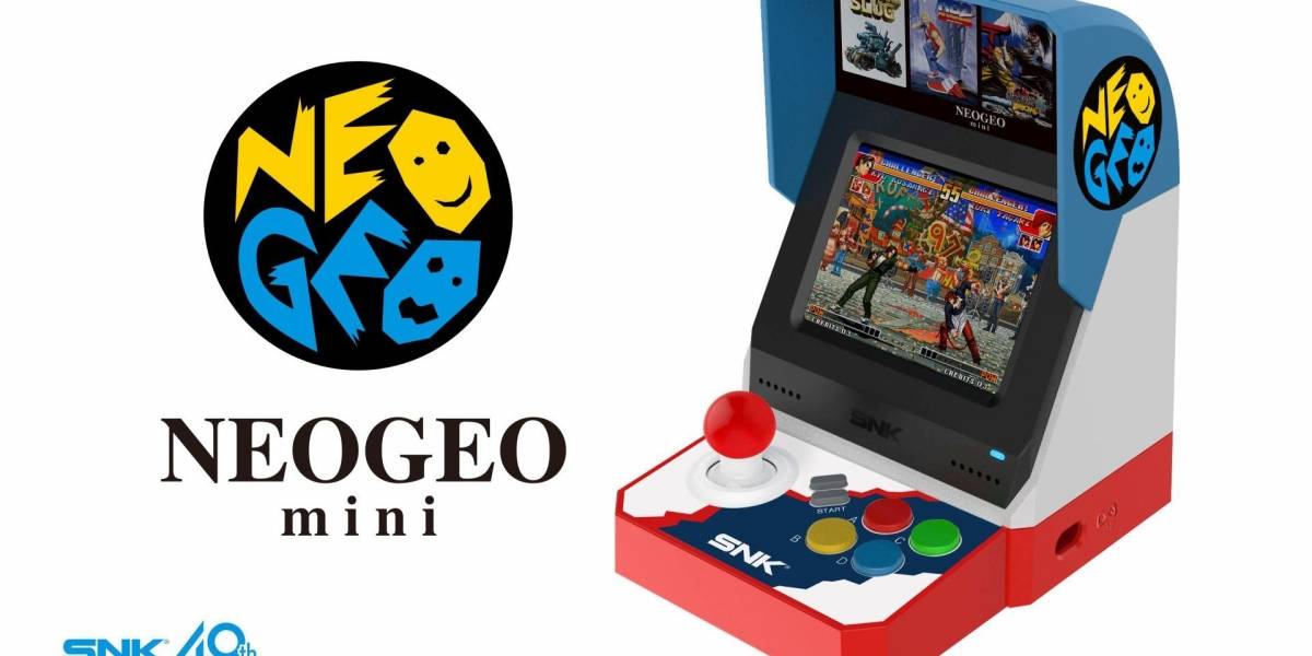 SNK anuncia la Neo Geo Mini, una arcade en miniatura con 40 juegos y pantalla integrada