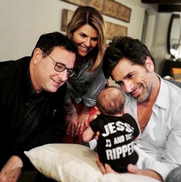 John Stamos e elenco Full House