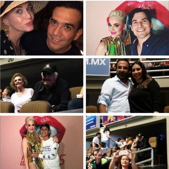 Invitados de Katy Perry.