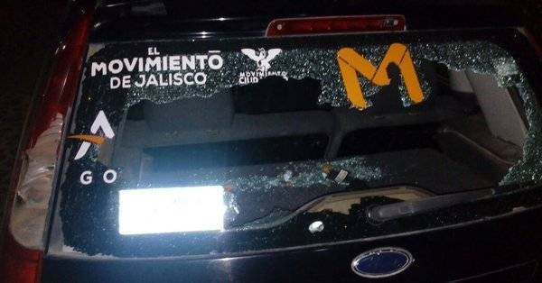Acusan ataque a balazos y pedradas a militantes de MC en Chapala