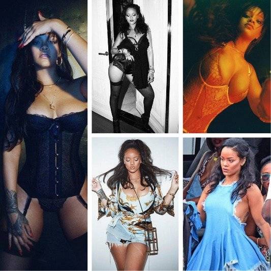 Rihanna y su línea salvaje.