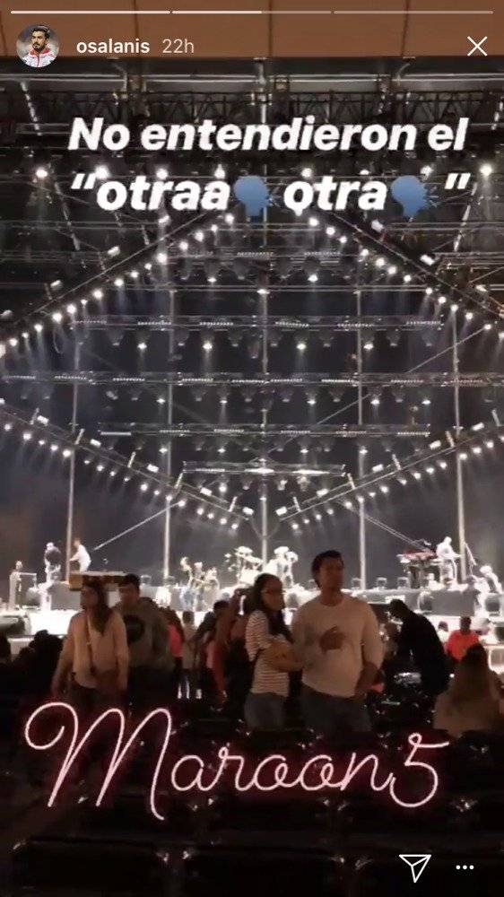 Futbolistas gozan con Maroon 5 en Guadalajara