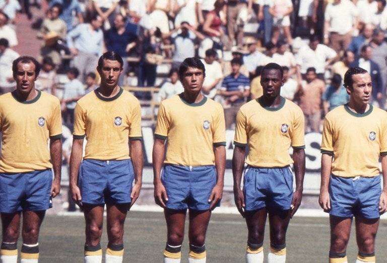 Algunos de los integrantes de Brasil en México 1970