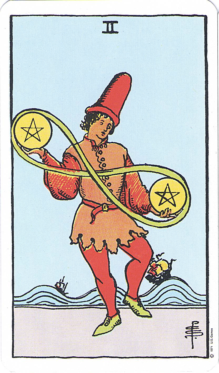 dos de oros dos de oros tarot