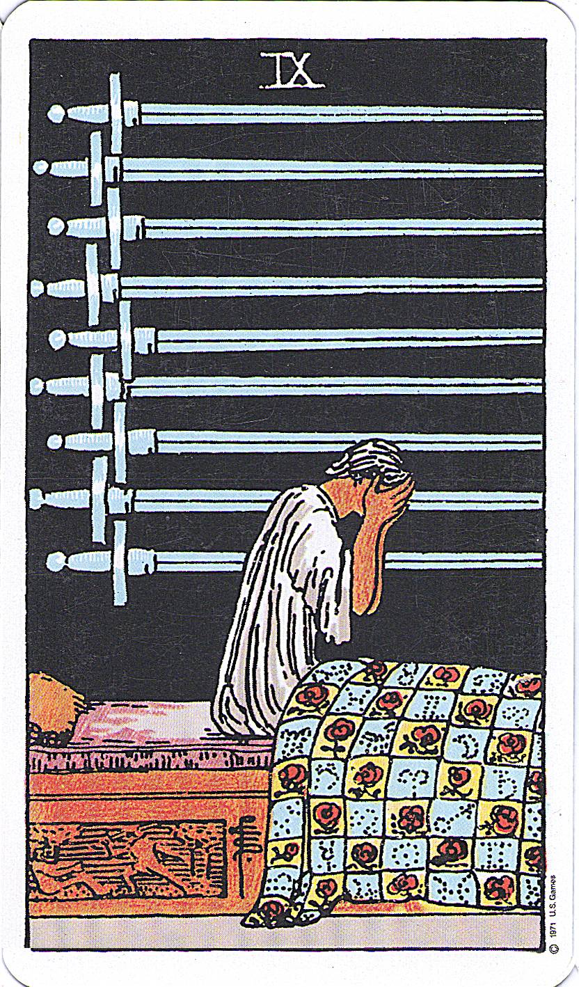 nueve de espadas nueve de espadas tarot