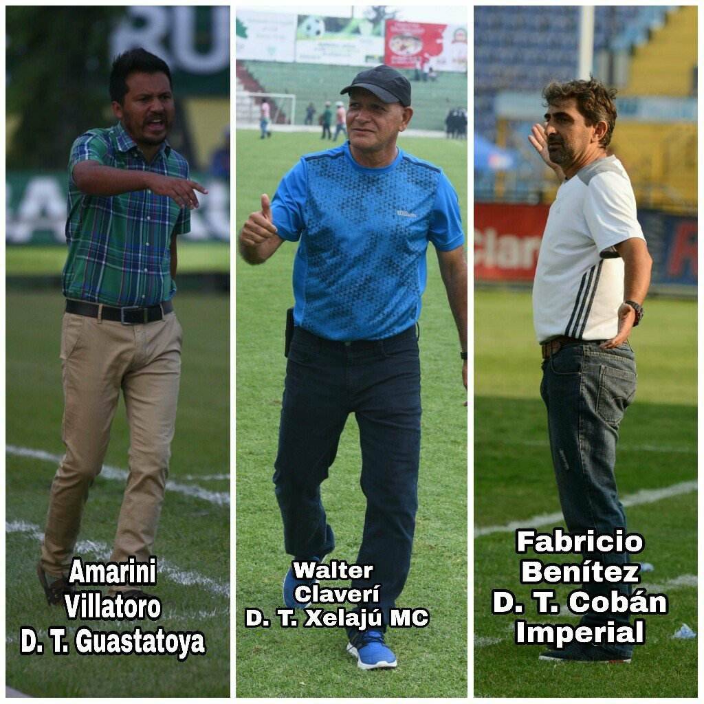 Los tres técnicos nacionales