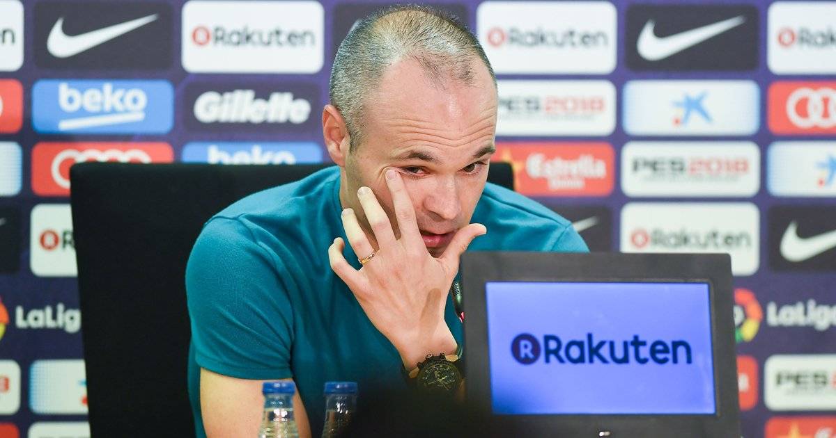 Depois de 22 anos, Iniesta não atuará mais pelo Barcelona
