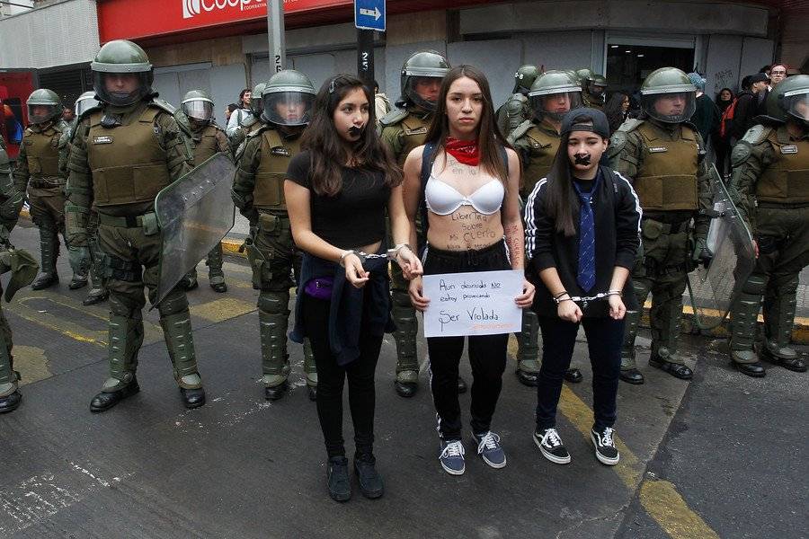 Marcha feminista estudiantil