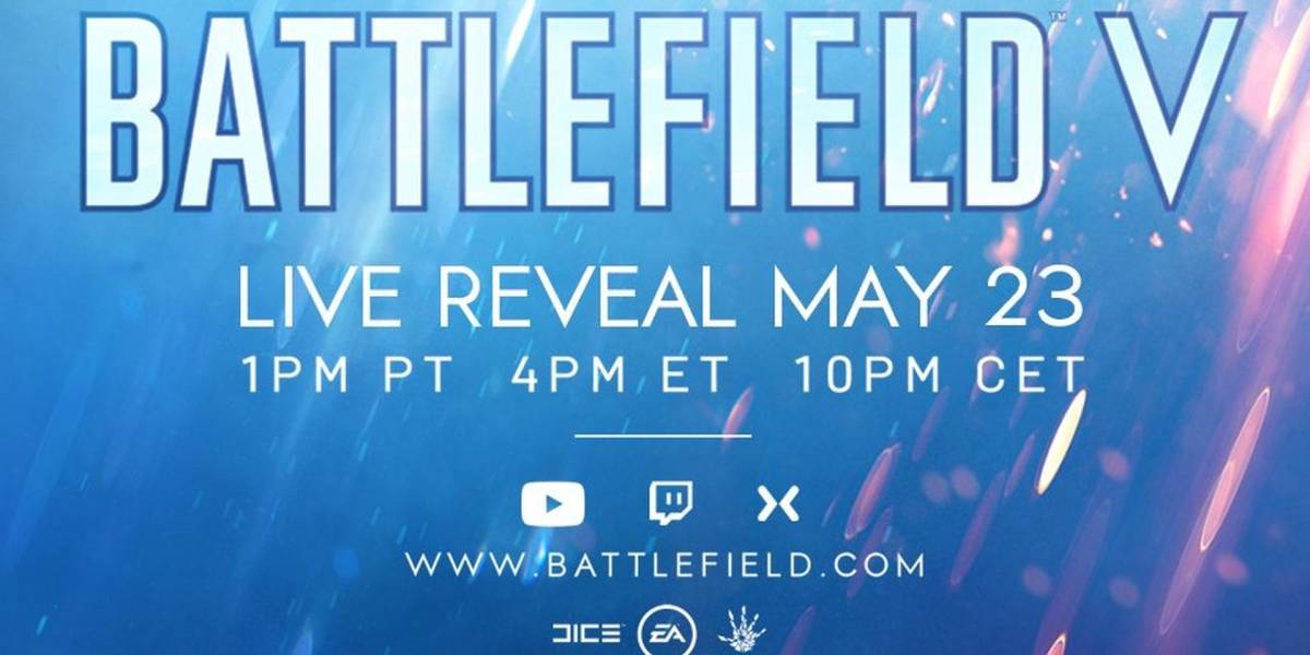 EA confirma que Battlefield V será presentado la próxima semana