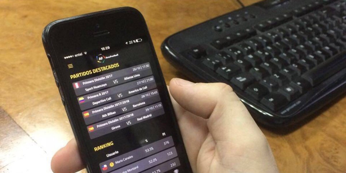 Accufootball: La app donde no se apuesta, pero se juega gratis, se gana y se venden pronósticos