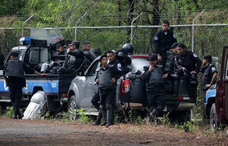 Operativo de seguridad para resguardar a Daniel Ortega