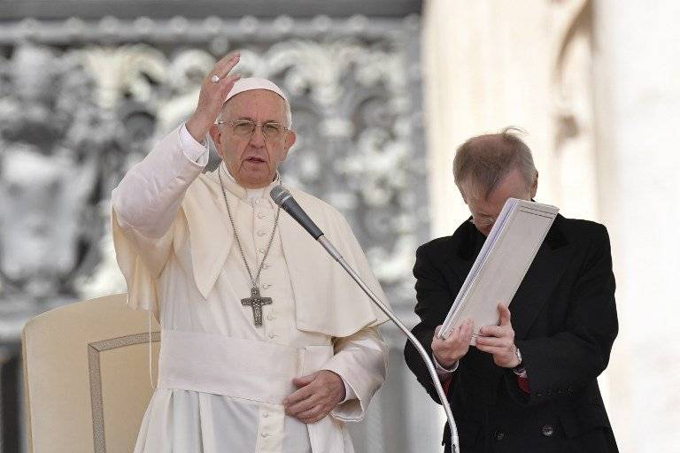 Papa Francisco en El Vaticano