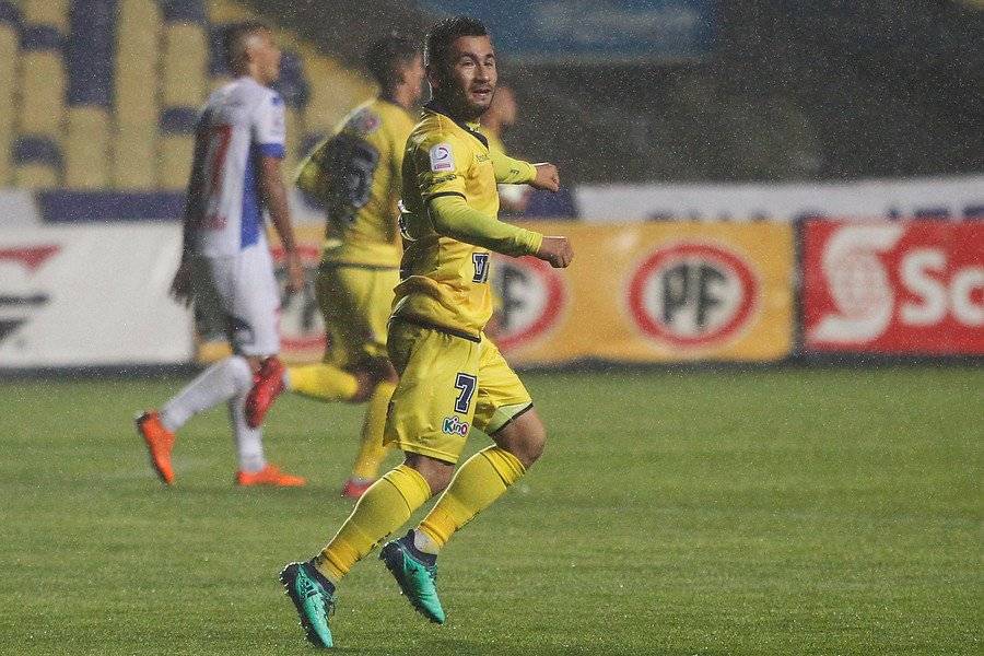 Jean Meneses es el goleador de la U de Concepción en lo que va del Campeonato Nacional 2018 con 6 goles / Foto: Photosport