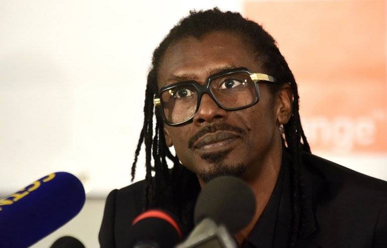 Aliou Cisse, técnico de la selección de Senegal
