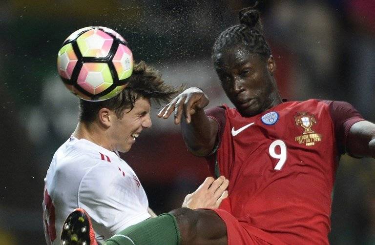 Eder en un partido de Portugal