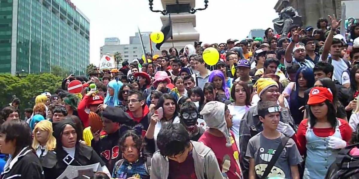 Mexicanos organizan marcha Otaku por el Paseo de la Reforma para demostrar su orgullo “Friki”