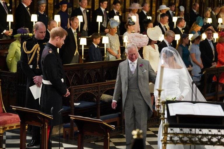 Meghan Markle y el príncipe Carlos