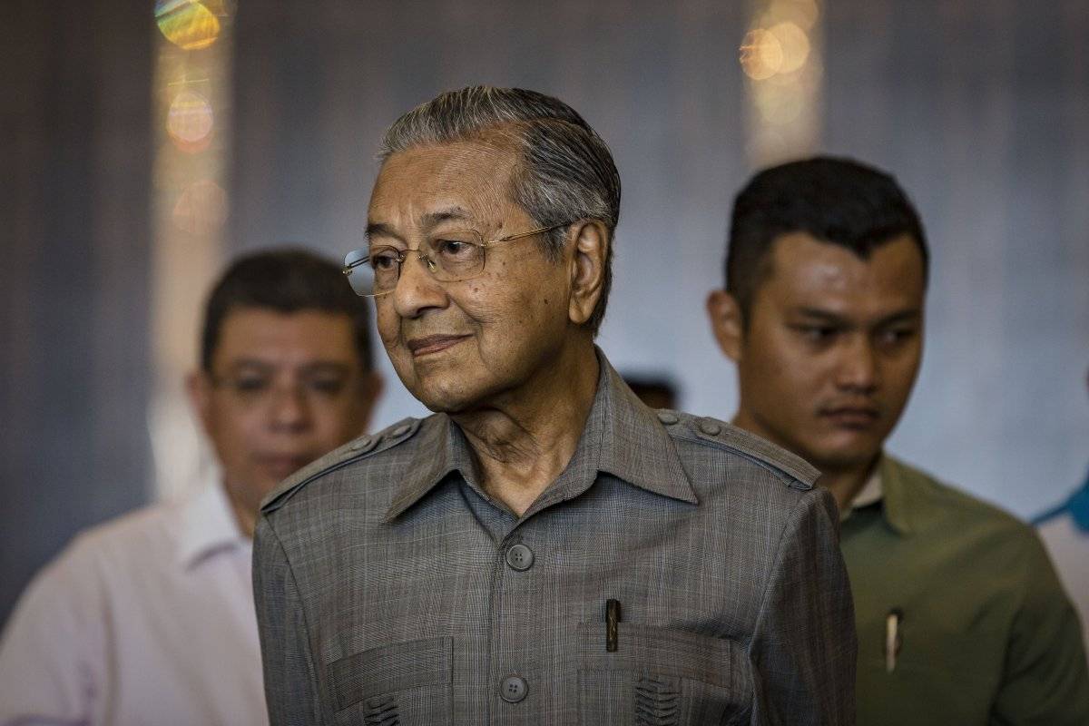Mahathir Mohamed, primer ministro de Malasia