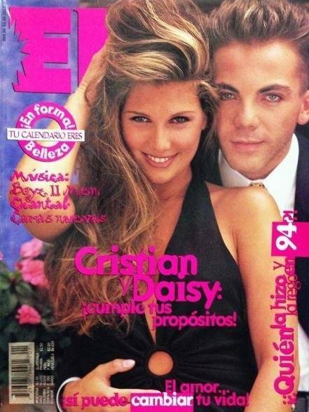 Daisy Fuentes y Cristian Castro