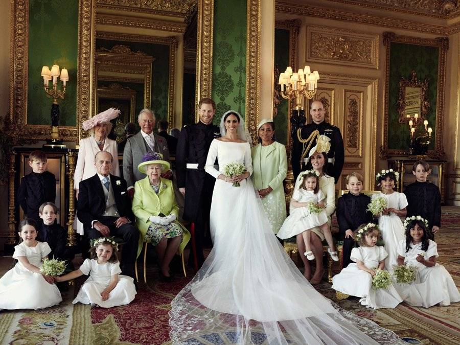 Fotografía de la familia real