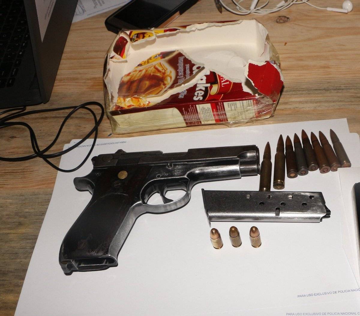 capturados en Jalapa con armas