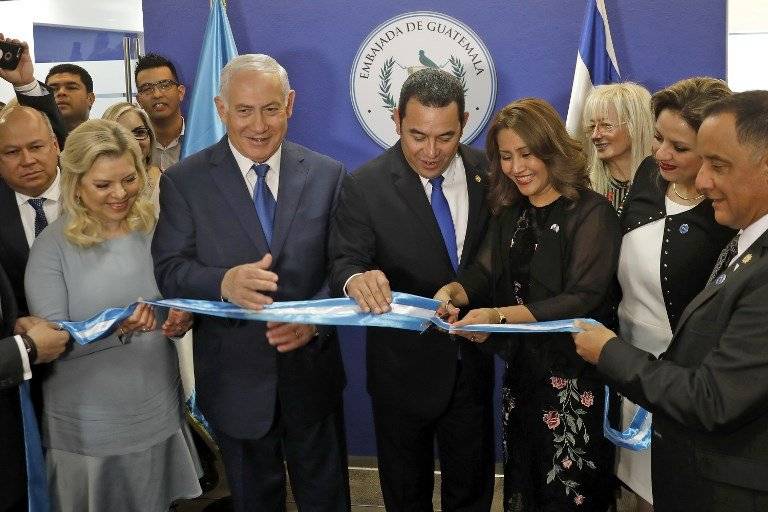 Jimmy Morales inaugura embajada de Guatemala en Jerusalén